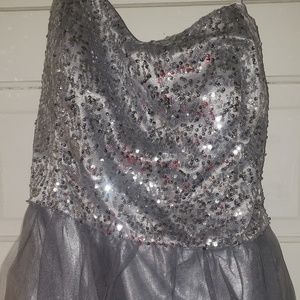 Sequins tull skirt dress